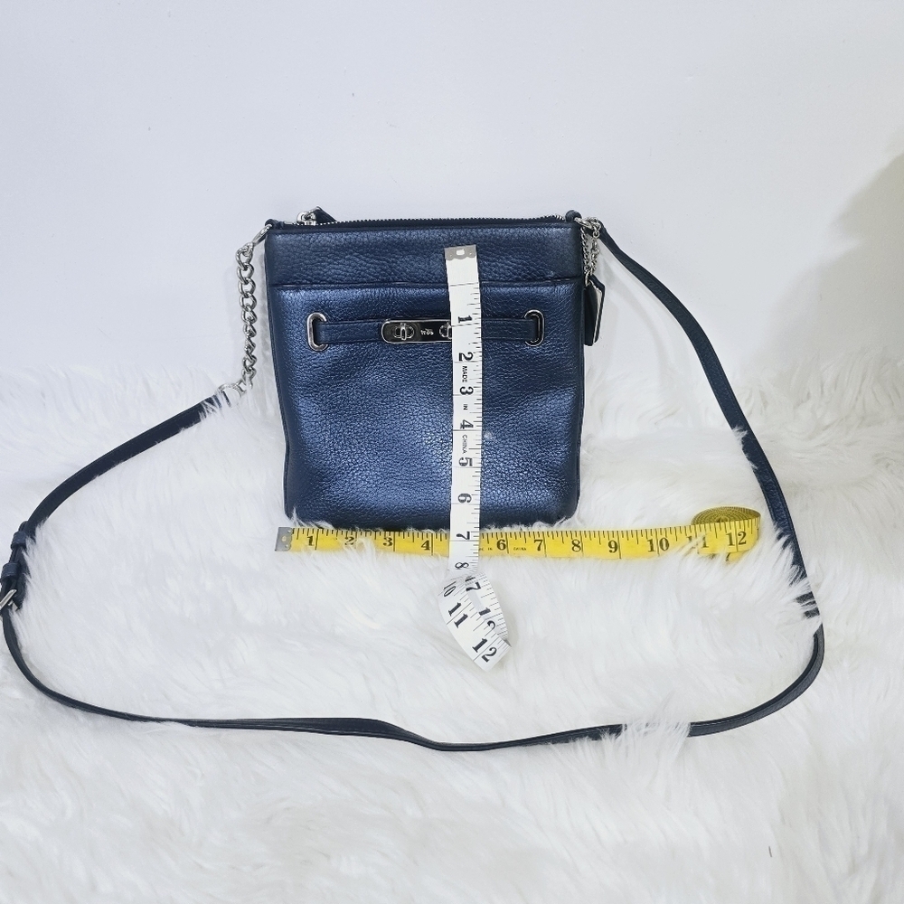 Coach blue crossbody - Picture 12 of 17